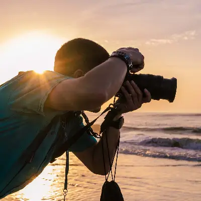 Event photographer capturing a celebration